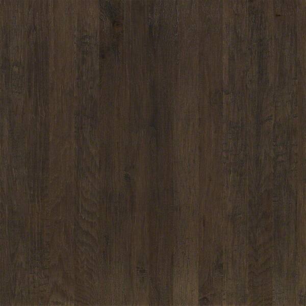 Shaw Take Home Sample - Western Hickory Winter Grey Solid Hardwood Flooring - 3-1/4 in. x 8 in.