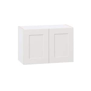 Roseland 30 in. W x 14 in. D x 20 in. H Assembled Shaker Wall Bridge Kitchen Cabinet in Warm White