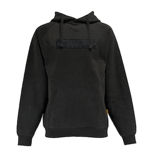 Weatherford Men's XL Charcoal Cotton/Poly Hoodie Sweatshirt with Front Pocket and Logo