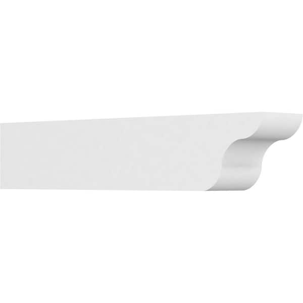 Ekena Millwork 5 in. x 6 in. x 30 in. Standard Carmel Architectural Grade PVC Rafter Tail Brace