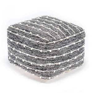 Betty Boop Black and Ivory Pouf 22 in. x 22 in. x 16 in.