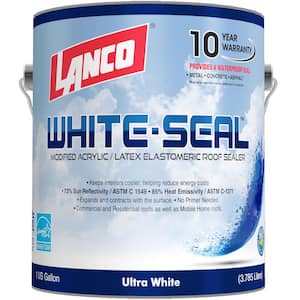 White-Seal 1 Gal. Acrylic Elastomeric White Reflective Roof Sealer