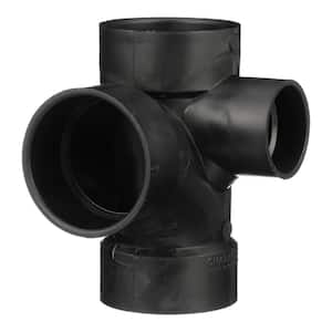 3 in. x 3 in. x 3 in. x 2 in. ABS Sani Tee RS Inlet