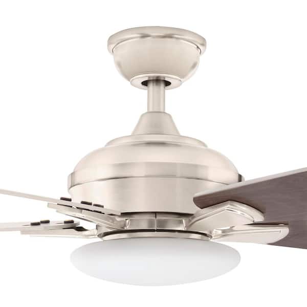 Home Decorators Collection Benson 44 in. LED Brushed Nickel