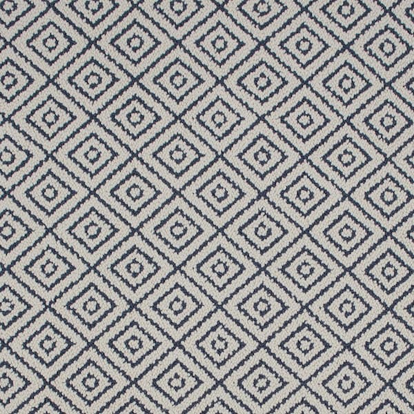 Lifeproof Tender Heart Grace Blue 45 oz Triexta TexturePattern Installed Carpet