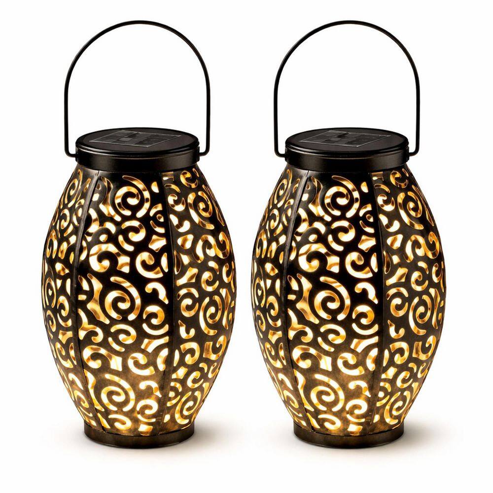 Solar Garden Torch Outdoor Lanterns Waterproof LED Hanging