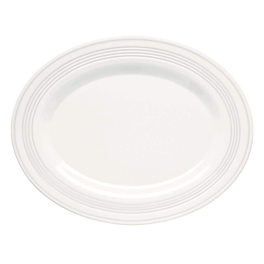 Tin Can Alley 12.5 in. W 1 in. H 16 in. D White Bone China Platter price history on PriceWatchPro