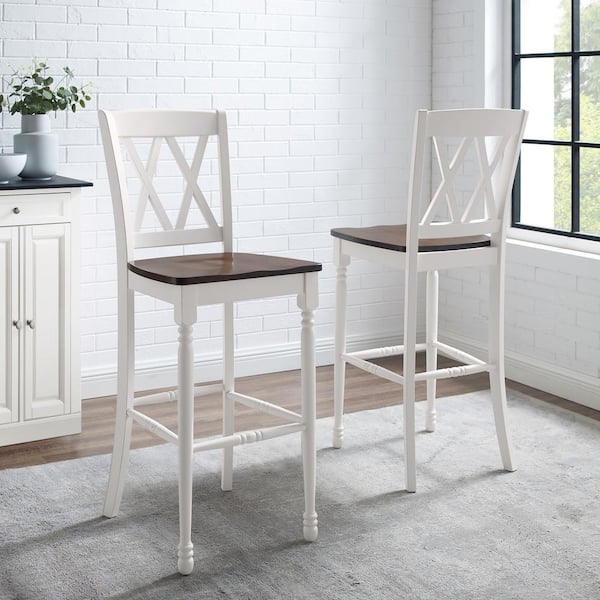 Shelby White Bar Stool (Set of 2)