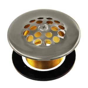 1-3/8 in. Bathtub Strainer Grid Drain Cover, Stainless Steel
