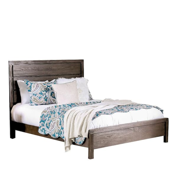 Unbranded Soren 1-Piece Brown Wood Frame Full Platform Bed