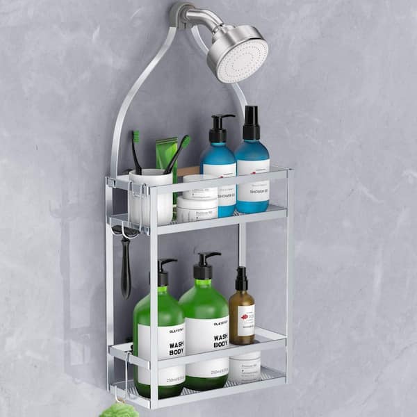 Dracelo Shower Caddy Organizer, Mounting Over Shower Head Or Door