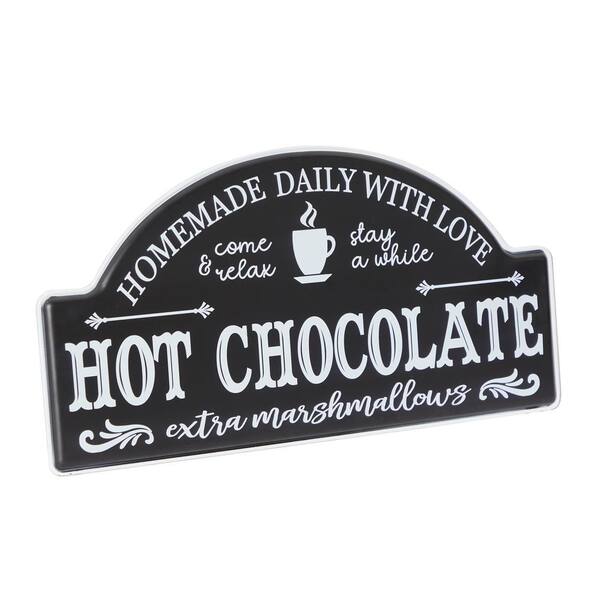 Litton Lane 15 In X 30 In Black Metal Farmhouse Wall Decor The Home Depot