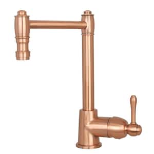 Single Handle Bar Faucet in Copper