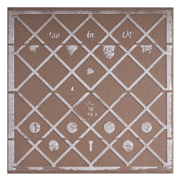 MOLOVO Kenzo White 7.9 in. x 7.9 in. Matte Porcelain Floor