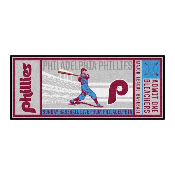 Fanmats Philadelphia Athletics Baseball Mat - Retro Collection