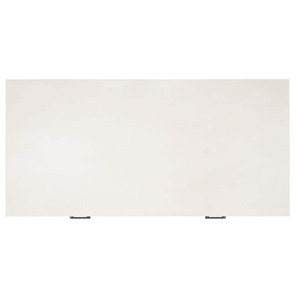 Distressed White Retro Wood Writing Desk with Drawers