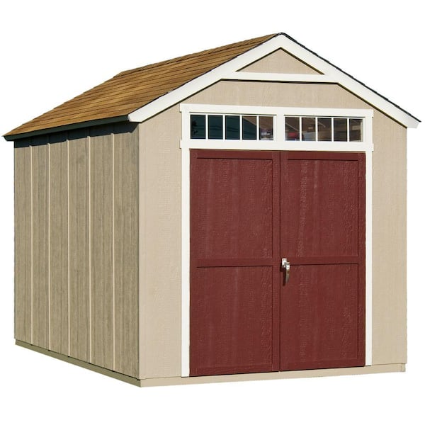 Handy Home Products Majestic 8 Ft X 12 Wood Storage Shed 18631 - Shed Wall Vents Home Depot