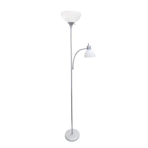 TRAVELERSHATライトグレー38 Polycarbonate Clamp Lamp 75W E26