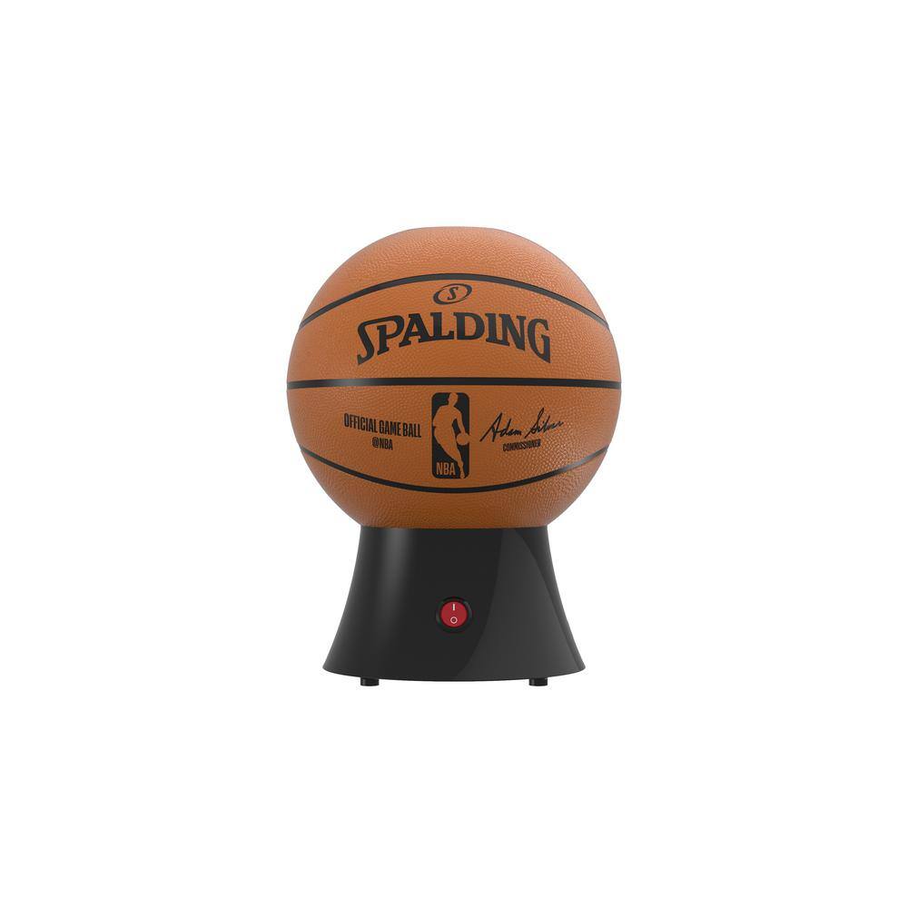 Uncanny Brands Kernel Capacity 3 oz. Orange and Black NBA/Spalding HotAir Popcorn MakerPOPNBA