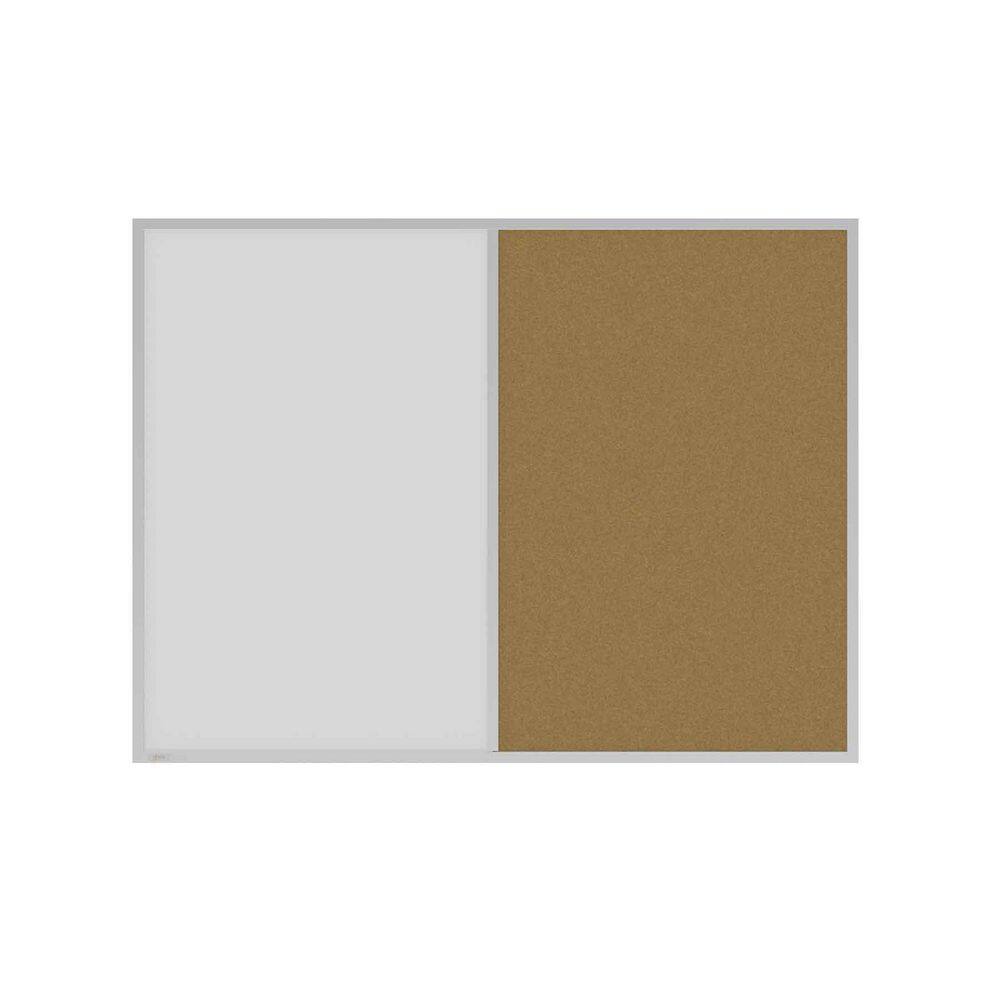 ghent Combo Board 36 in. x 48 in. Whiteboard Corkboard with Aluminum