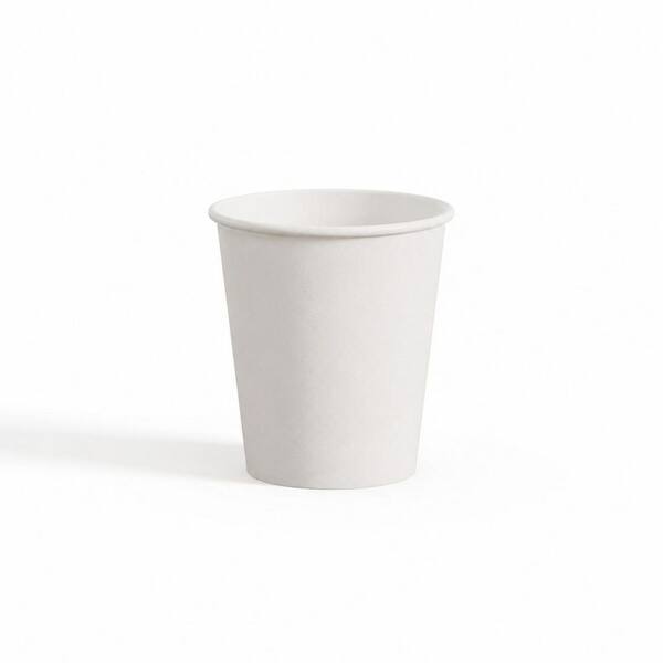 4 oz White Disposable Paper Cups, Pack of 500 for Coffee, Bathroom, and Mouthwash Use at Parties and Picnics