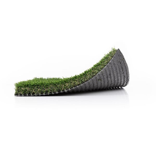 HeatMaxx 15 ft. W x Cut to Length Green and Tan Nylon Artificial Grass Turf