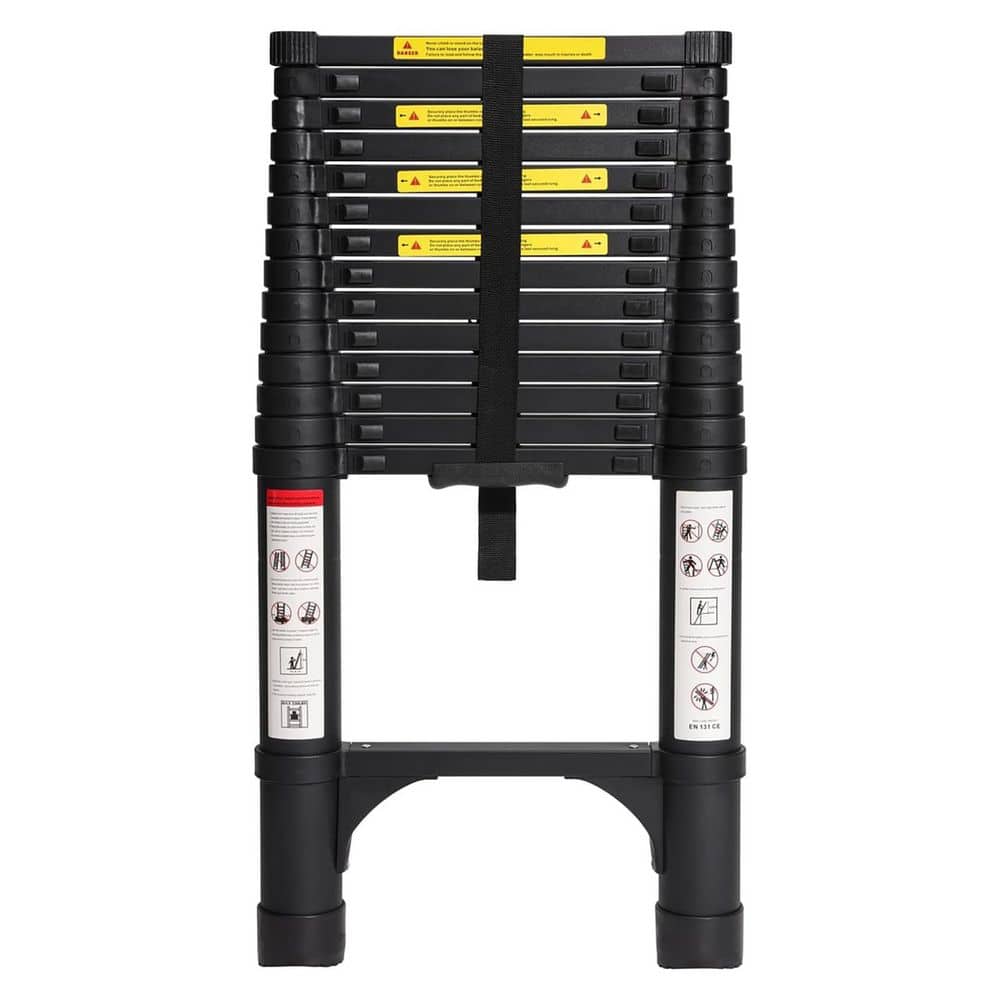 14.5 ft Aluminum Telescoping Ladder, Lightweight Multi-Purpose Collapsible Extension with 2 Triangle Stabilizers price history on PriceWatchPro