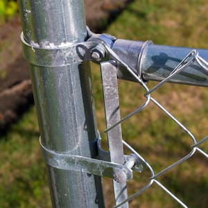 Chain Link Fence 4 ft. Long Galvanized Steel Tension Bar