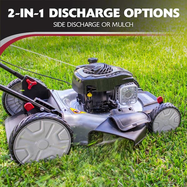 Murray 21 in. 140 cc Briggs and Stratton Walk Behind Gas Push Lawn Mower with Height Adjustment and with Mulch Bag