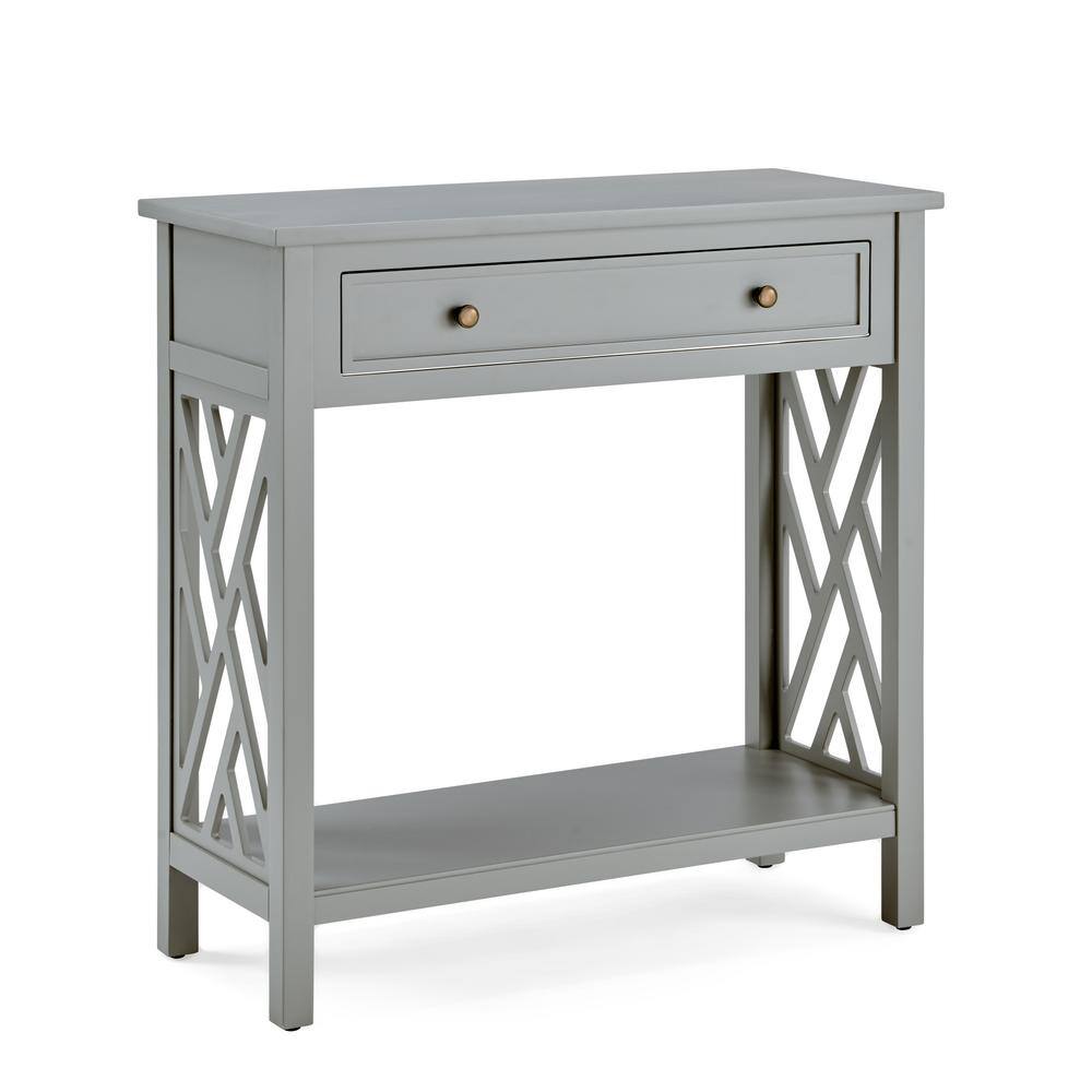Coventry Gray Pine Wood 3-Piece Accent Table Set