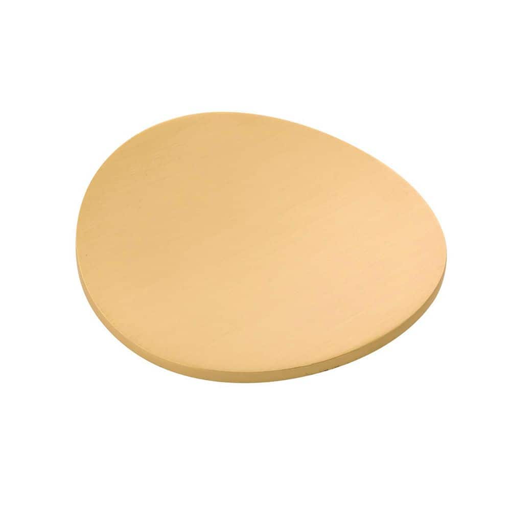 Vale Collection Knob 3 in. Diameter Brushed Golden Brass Round Cabinet Knob price history on PriceWatchPro