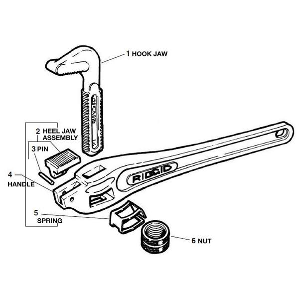 RIDGID(リジッド) T-24 2 45293 ソー トゥース スピア カッター 59765