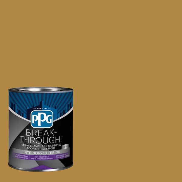 1 qt. PPG1106-7 Butterscotch Ripple Semi-Gloss Door, Trim & Cabinet Paint