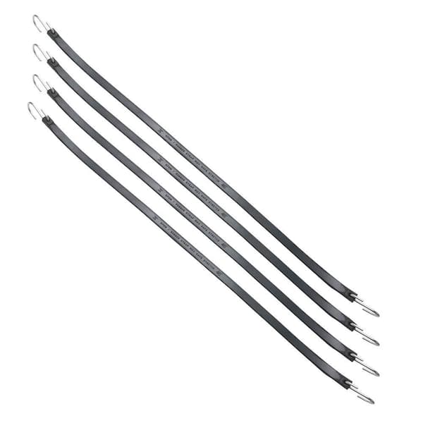 31 in Heavy Duty EPDM Tarp Strap, 4 Pack