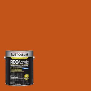 1 gal. ROC Acrylic  3800 DTM OSHA Gloss Safety Orange Interior/Exterior Enamel Paint (Case of 2)