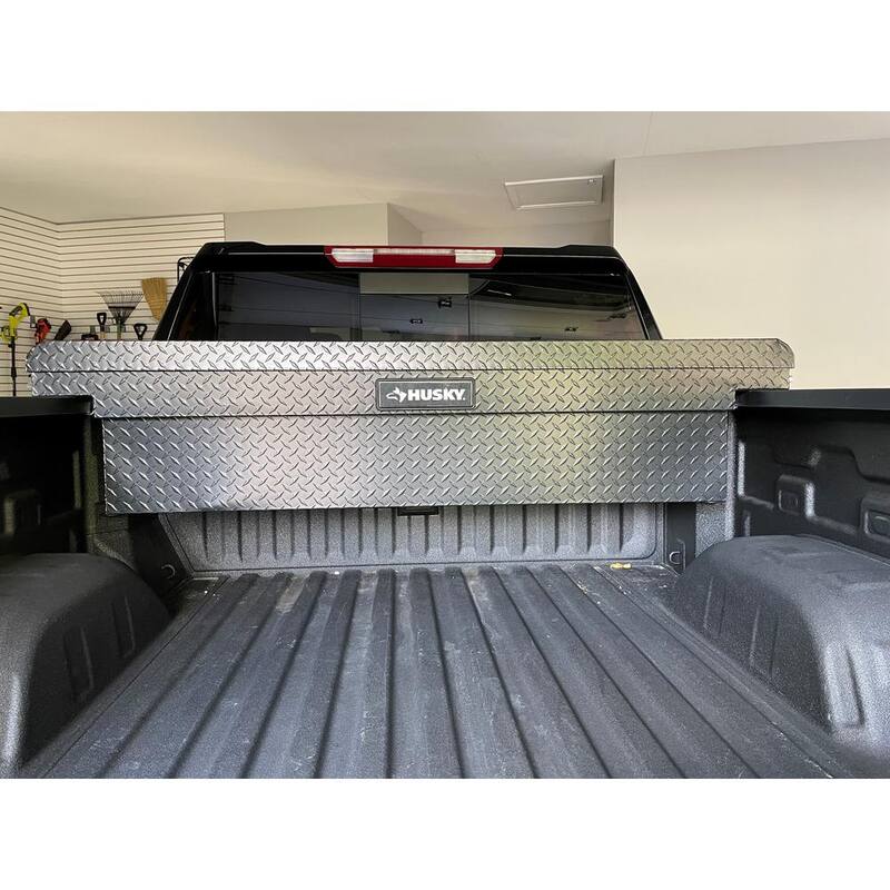 71.36 in. Matte Black Aluminum Full Size Crossbed Truck Tool Box