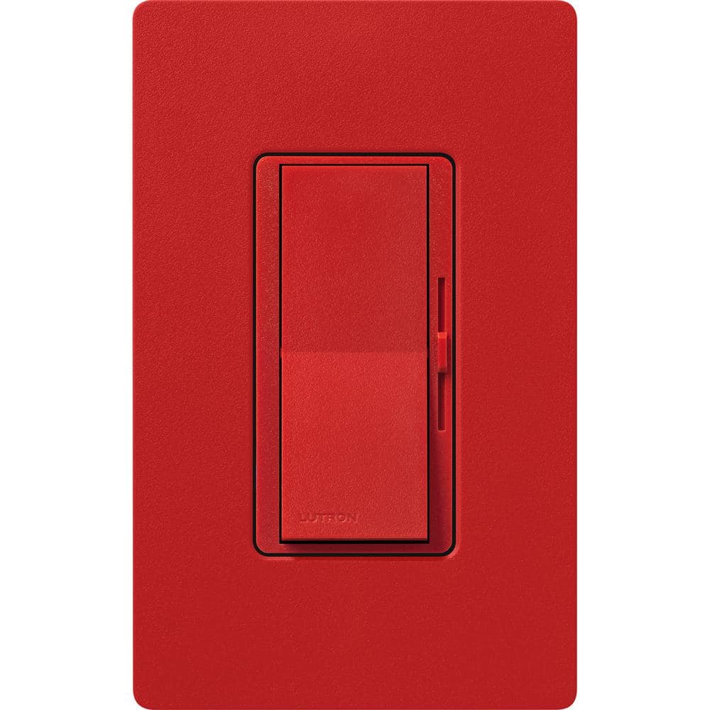 Diva Reverse-Phase Rocker Dimmer Switch, 250-Watt LED/Single Pole or 3-Way, Neutral Required, Signal Red price history on PriceWatchPro