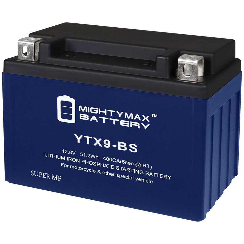 MIGHTY MAX BATTERY YTX9-BS Lithium Battery Replacement for