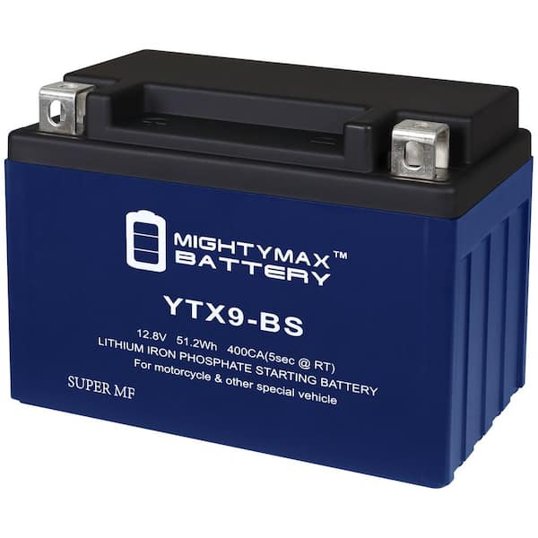 MIGHTY MAX BATTERY 12-Volt 8Ah, 300 CCA, Lithium Iron Phosphate