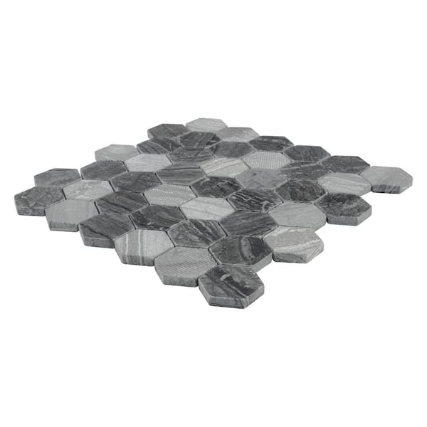 MSI Henley 2 in. Hexagon 12 in. x 12 in. x 0.38 in. Polished