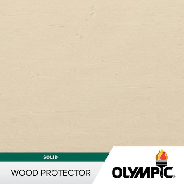 Wood Protector 1 gal. SC-1086 White Sands Exterior Solid Stain Plus Sealer in One