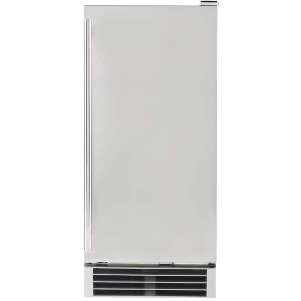 3 cu. ft. Storage 15 in. Wide Indoor/Outdoor Undercounter Compact Refrigerator Cooler in Stainless Steel