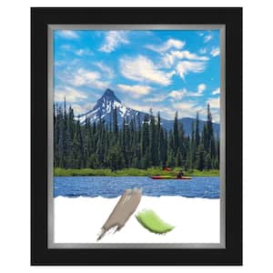 Eva Black Silver Picture Frame Opening Size 22 in. x 28 in.