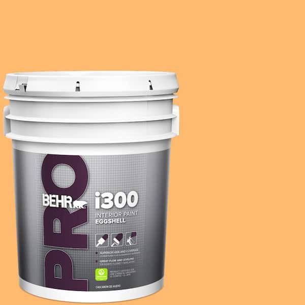 BEHR PRO 5 gal. #P240-5 Cheese Puff Eggshell Interior Paint