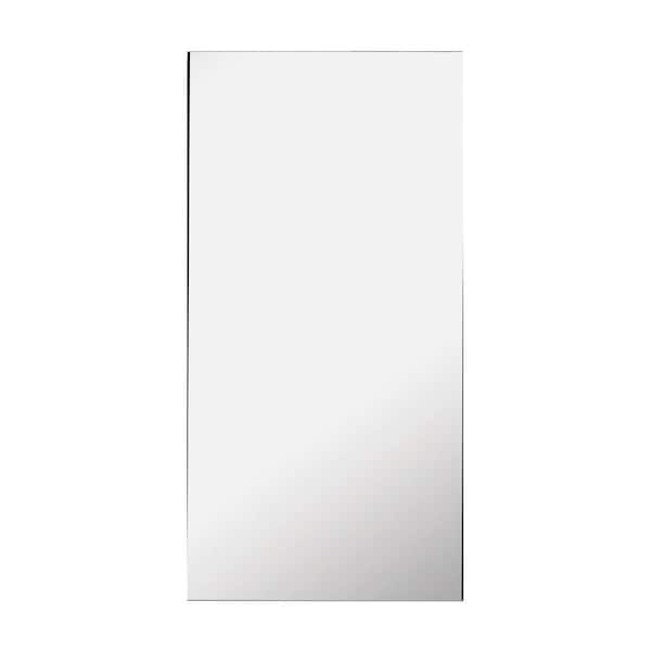 Unbranded 18 in. W x 36 in. H Rectangular Black Surface Mount Bathroom Medicine Cabinet without Mirror