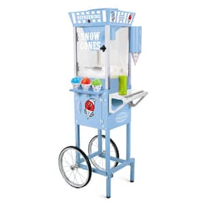 Vintage 575 oz. Snow Cone Machine Cart in Blue