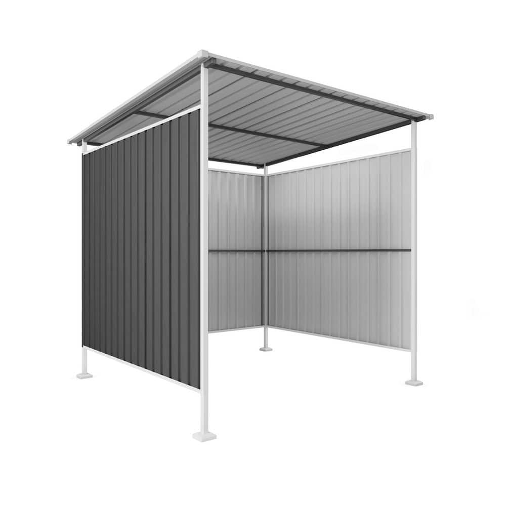 6 ft. x 6 ft. Outdoor Metal Pergola for Patio,Bike Storage Shed,Lean to Hardtop Grill Gazebo price history on PriceWatchPro