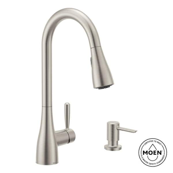 Doherty Single Handle Pull-Down Sprayer Kitchen Faucet with Power Clean and Reflex in Spot Resist Stainless