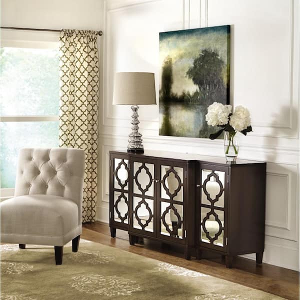 Home Decorators Collection Reflections Espresso Brown Console Table