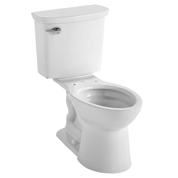 American Standard Vormax Tall Height 2-Piece 1.28 GPF Single Flush Elongated Toilet in White, Seat Not Included